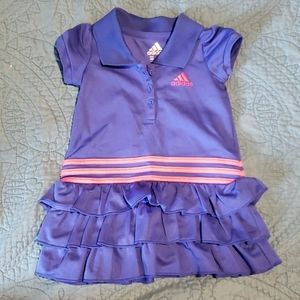 Adidas toddler purple polo dress new*!